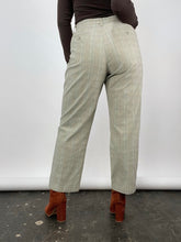 Load image into Gallery viewer, Neutral Plaid Straight Leg Pants (W32&quot;)
