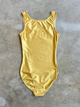 Load image into Gallery viewer, 90s Vintage Together! Gold Metallic Scoop Neck Bodysuit (M)
