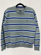 Load image into Gallery viewer, Striped Cotton Crew Sweater (L)
