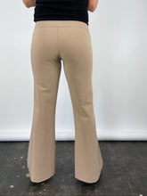 Load image into Gallery viewer, Y2K Beige Low Rise Flared Pants (S)

