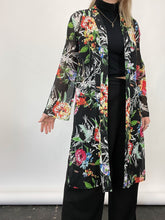 Load image into Gallery viewer, Sheer Floral Duster (M)
