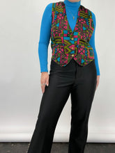 Load image into Gallery viewer, Vintage Funky Printed Vest (S)
