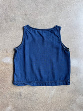 Load image into Gallery viewer, 90s Vintage Citywear Petite Denim Shell Tank (XS)
