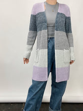 Load image into Gallery viewer, Striped Longline Cardigan (XL)
