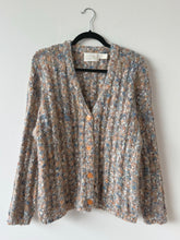 Load image into Gallery viewer, 80s Vintage Belldini Marled Metallic Mohair Knit Cardigan (L)
