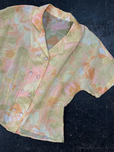 Load image into Gallery viewer, Vintage Sheer Floral Blouse (M)
