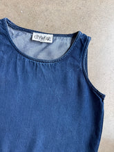 Load image into Gallery viewer, 90s Vintage Citywear Petite Denim Shell Tank (XS)
