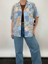Load image into Gallery viewer, Vintage Multi Pattern Short Sleeve Shirt (XL)
