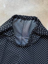 Load image into Gallery viewer, 70s Vintage Black &amp; White Polka Dot Wide-Leg Pants | Large
