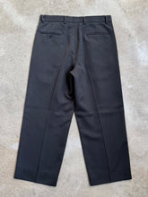 Load image into Gallery viewer, 80s Vintage Gino Rossi Pinstripe Pleat Front Wide Crop Trousers (Waist 34”)
