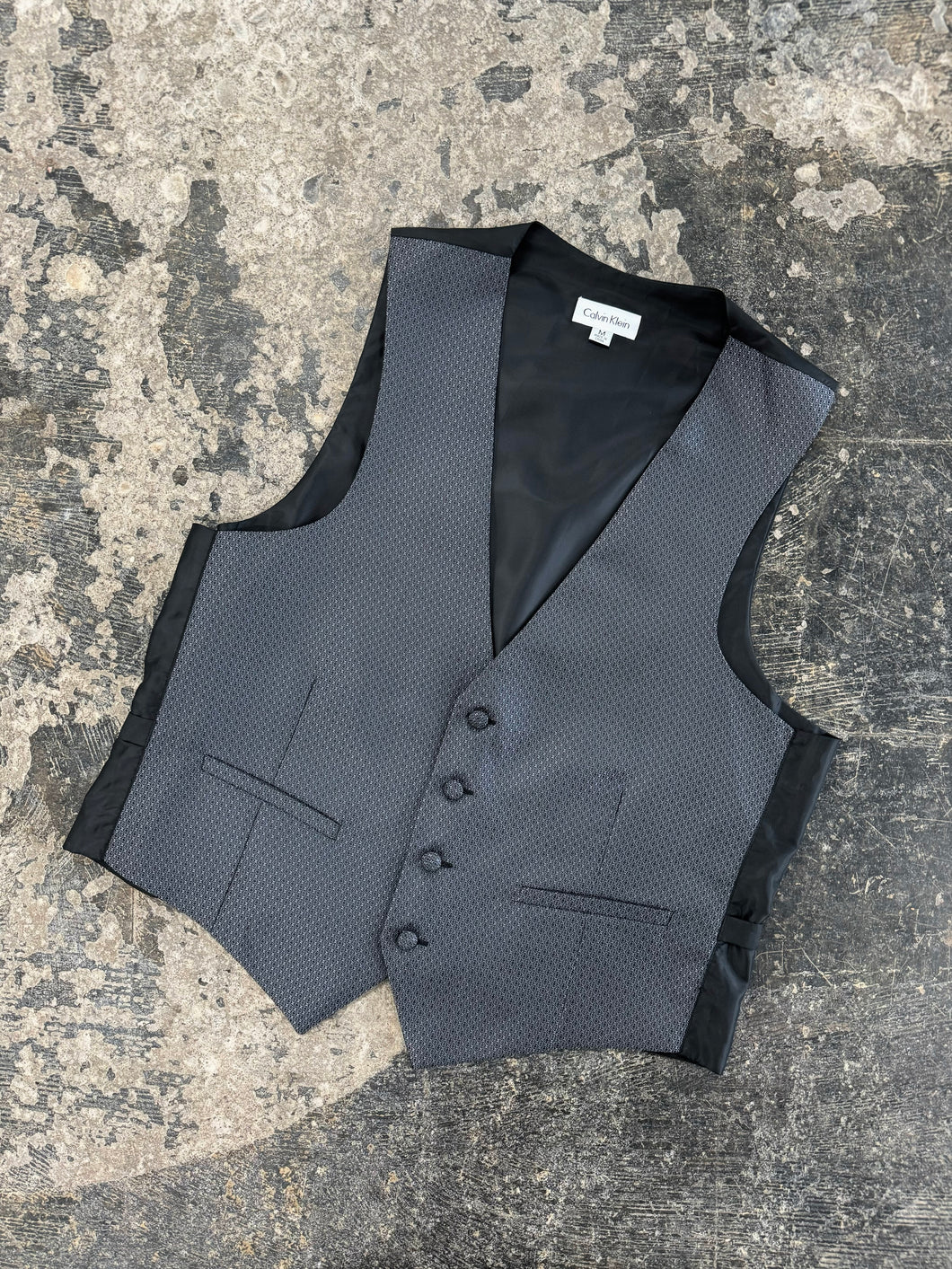 Calvin Klein Satin Suit Vest (M)