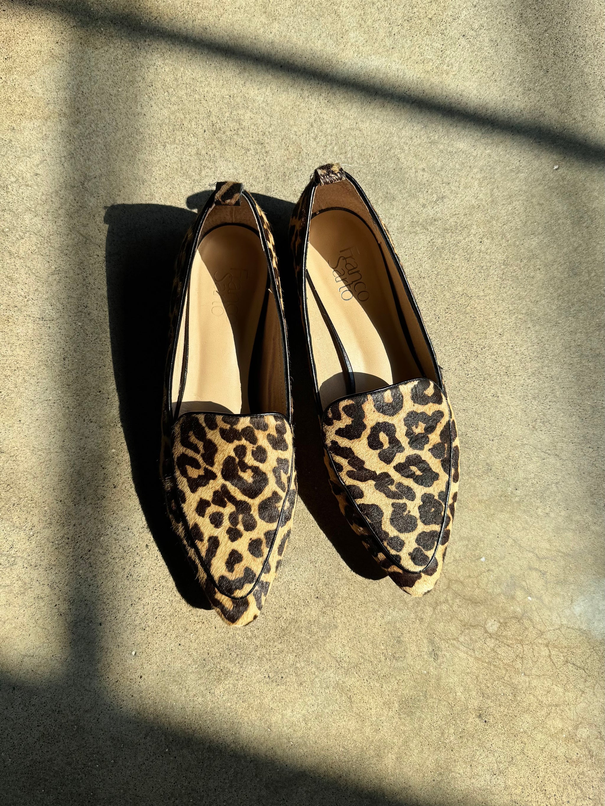 Franco Sarto Leopard Pony-Hair Loafers (US 8.5) – KEPT BY KAY
