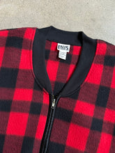 Load image into Gallery viewer, 90s Vintage Red Plaid Fleece Vest (L)
