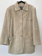 Load image into Gallery viewer, Neutral Suede Jacket (XL)
