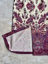 Load image into Gallery viewer, 90s Vintage Norton McNaughton Paisley Print Linen-Blend Maxi Skirt (W30”)
