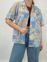 Load image into Gallery viewer, Vintage Multi Pattern Short Sleeve Shirt (XL)
