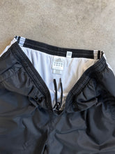 Load image into Gallery viewer, 2000s Adidas Black Nylon Windbreaker Side-Zip Track Pants (XL)
