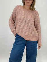Load image into Gallery viewer, Multi Color Marled Knit Sweater (XL)
