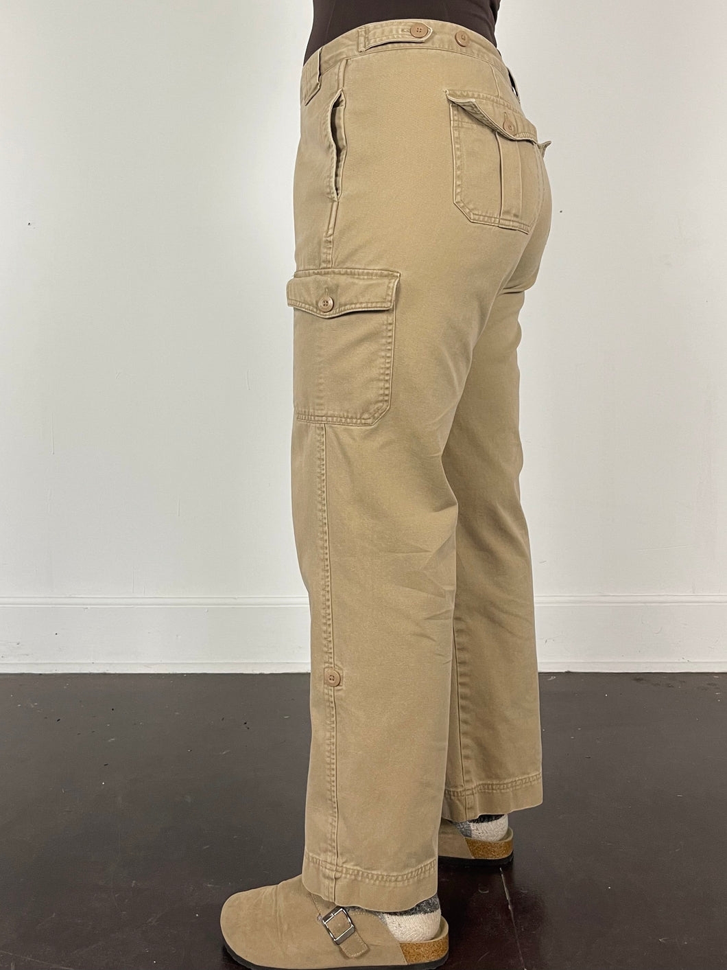 Khaki Cargo Pants (W36