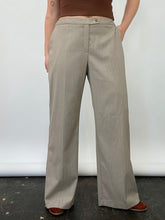 Load image into Gallery viewer, Neutral Herringbone Trousers (W34&quot;)
