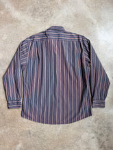 Load image into Gallery viewer, Faconnable Striped Cotton Button-Up Shirt (L)
