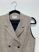 Load image into Gallery viewer, Neutral Houndstooth Vest (S)
