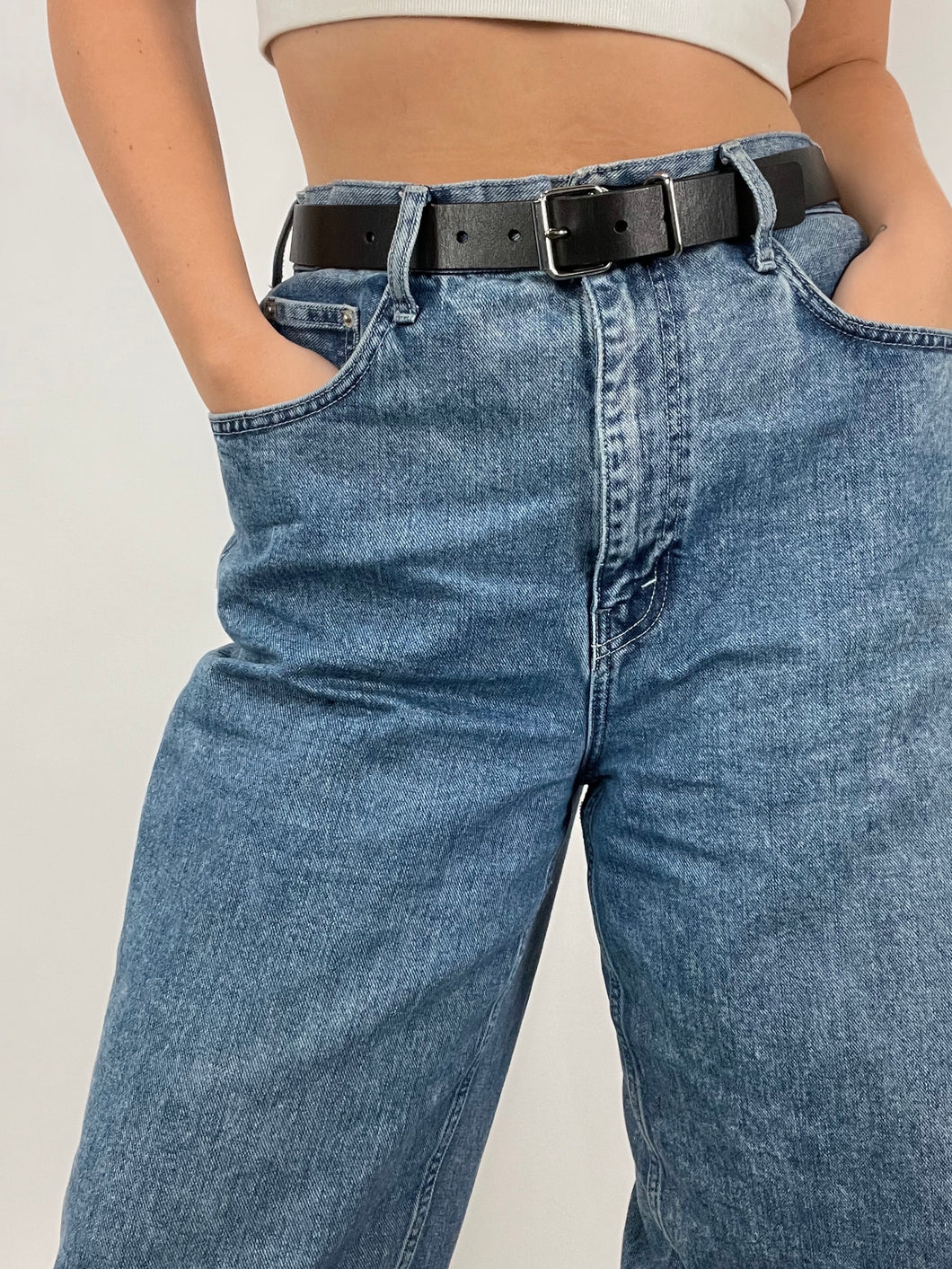 Black Leather Belt