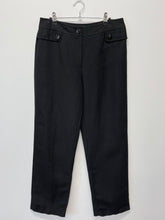 Load image into Gallery viewer, Black Linen Pants (W32&quot;)
