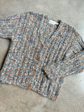 Load image into Gallery viewer, 80s Vintage Belldini Marled Metallic Mohair Knit Cardigan (L)
