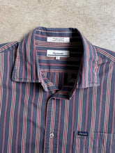 Load image into Gallery viewer, Faconnable Striped Cotton Button-Up Shirt (L)
