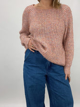 Load image into Gallery viewer, Multi Color Marled Knit Sweater (XL)
