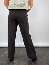 Load image into Gallery viewer, 90&#39;s Brown Cuffed Trousers (W30&quot;)
