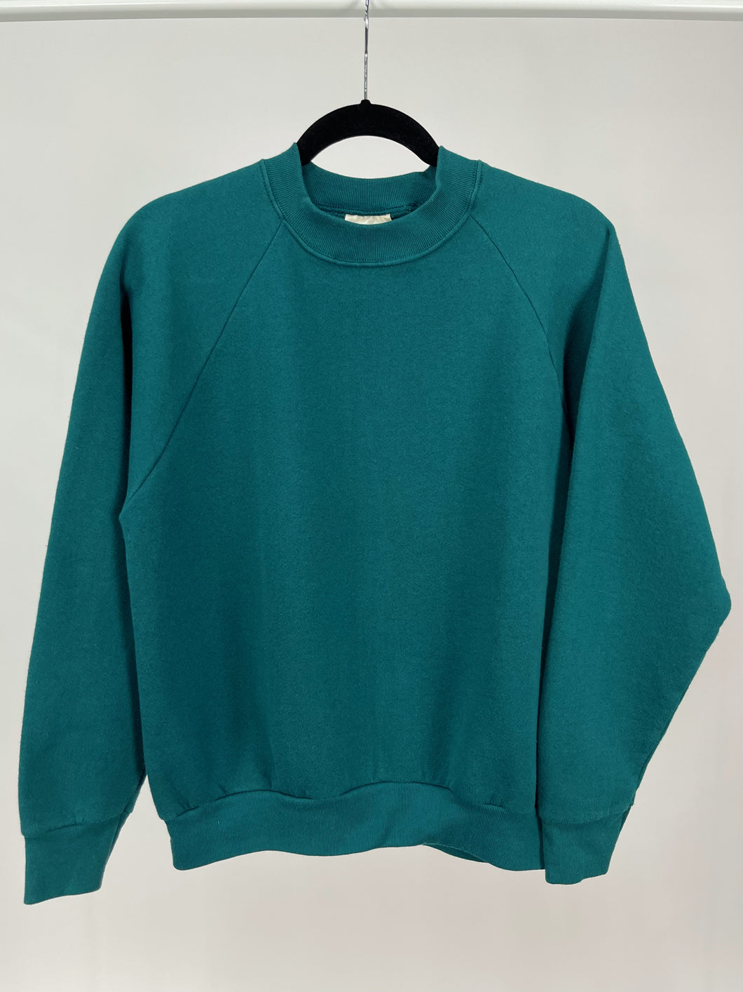 90's Green High Neck Sweatshirt (M)