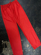 Load image into Gallery viewer, Vintage Red Nylon Track Pants (S)
