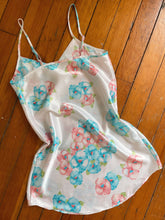 Load image into Gallery viewer, Satin Floral Mini Slip Dress (S)
