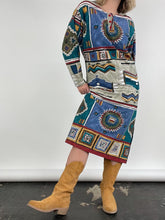 Load image into Gallery viewer, Vintage Long Sleeve Maxi T-Shirt Dress (M)
