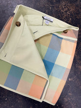 Load image into Gallery viewer, Pastel Plaid Wrap Skirt (W32&quot;)
