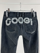 Load image into Gallery viewer, Coogi Embroidered Low Rise Washed Black Jeans (W28&quot;)
