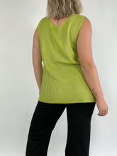 Load image into Gallery viewer, 90&#39;s Lime Knit Tank Top (M/L)
