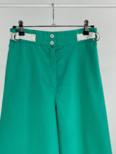 Load image into Gallery viewer, 70&#39;s Green High Waisted Culottes (W26&quot;)

