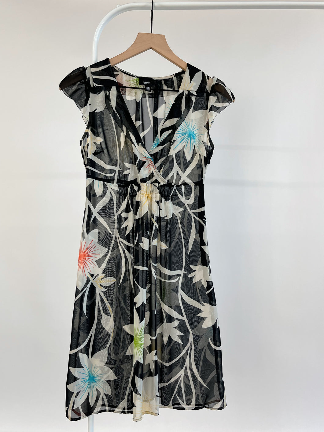 Sheer Floral Dress (XS)