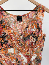 Load image into Gallery viewer, Paisley Asymmetric Wrap Tank (L)
