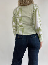 Load image into Gallery viewer, Green Multi Stripe Shirt (M)
