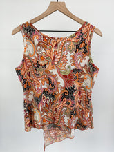 Load image into Gallery viewer, Paisley Asymmetric Wrap Tank (L)
