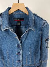 Load image into Gallery viewer, Y2K Fitted Denim Jacket (S)
