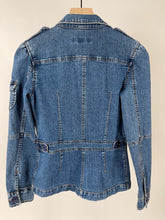 Load image into Gallery viewer, Y2K Fitted Denim Jacket (S)
