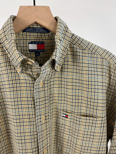 Load image into Gallery viewer, 90&#39;s Tommy Hilfiger Yellow Plaid Button Down (S)
