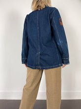Load image into Gallery viewer, Double Breasted Denim Jacket (M)

