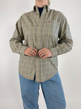 Load image into Gallery viewer, 90&#39;s Tommy Hilfiger Yellow Plaid Button Down (S)
