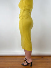 Load image into Gallery viewer, Ruched Bodycon Maxi Dress (L)
